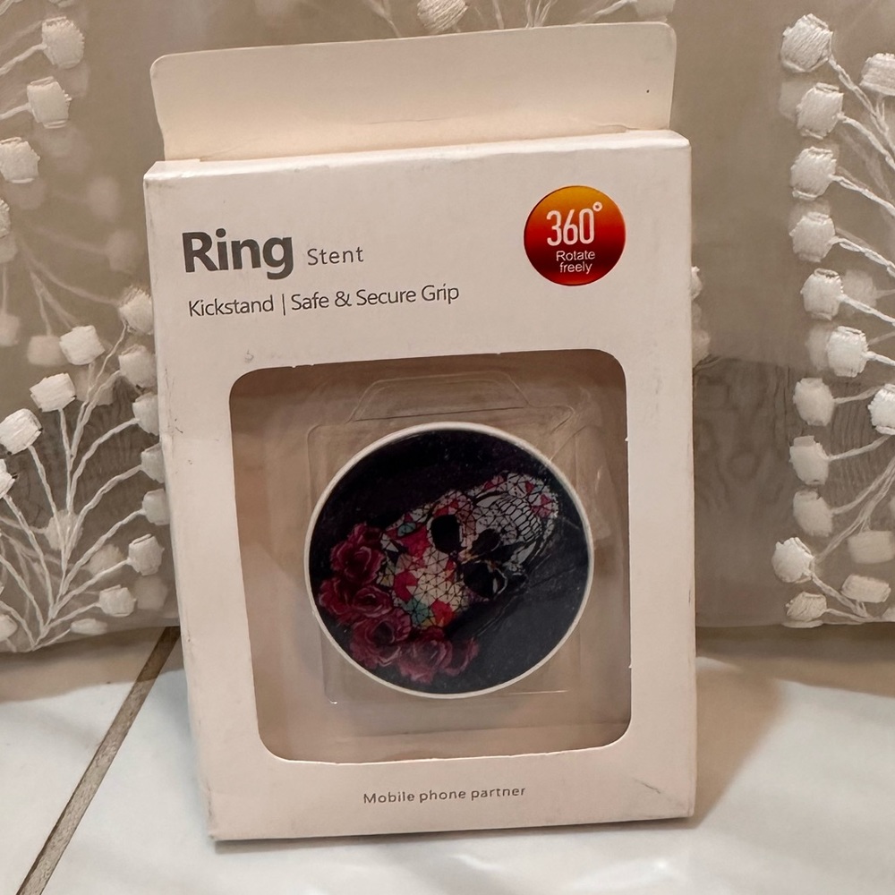 3D double image pop socket for phones